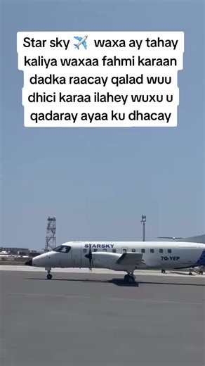 Star sky airline best airline in last years somalia ✈️ 🇸🇴 ❤️ #starsky #somalia #muqdishotiktok🇸🇴🇸🇴❤ #puntlander🇸🇱 #galmudugnimo💙🤍💚