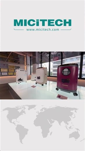 MICiTECH oxygen machine factory#health #medical #oxygen #machine #breathe #exhibition #healthcare