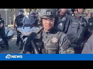 California police officer appears to taunt George Floyd protesters, is now under investigation