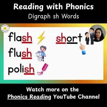 Digraph Sh Words Reading Practice with Phonics | Learn to Read with Phonics