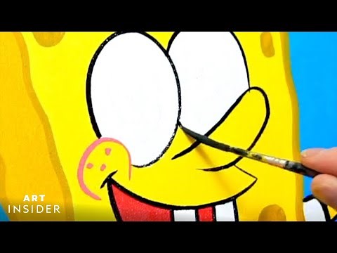 Artist Precisely Paints Your Favorite Cartoon Characters