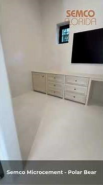 Semco Polar Bear Microcement Skim Coat | Seamless Modern Interior Finish in Fort Lauderdale, FL