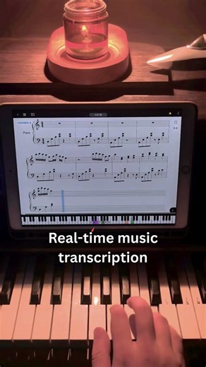 Play Piano & Get Sheet Music in Seconds (Real-Time Transcription) #piano #pianotips #music #pianist