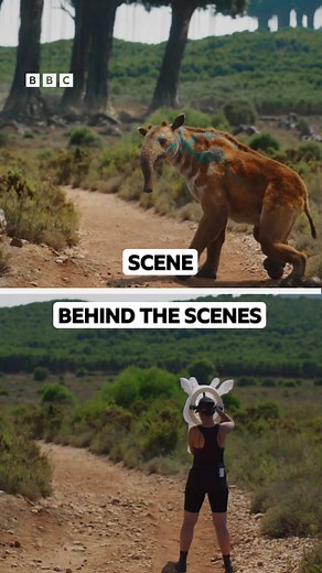 Bringing Mulefa to life 🤩 #HisDarkMaterials #iPlayer | BBC iPlayer