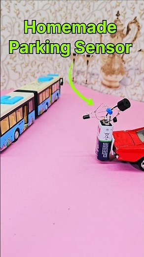 Homemade Car 🚗 Parking Sensor 🤩 #shorts #diy #ytshorts