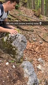 As someone who hikes, I have a problem with this, but as a man who loves throwing rocks off of high places I very much enjoy this. Lol | People Throwing Rocks