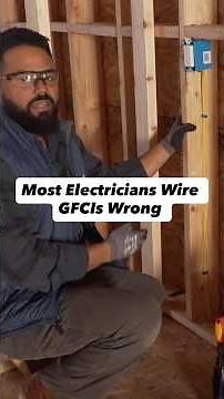 The correct way to installing a GFCI #energizeusedu