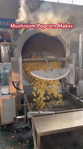130kg/h Automatic Commercial Popcorn Maker Equipment #popcornmachine #popcornmaker #caramelpopcorn