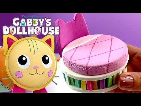 Building Pillow Cat's A-meow-zing Bedroom! | GABBY'S DOLLHOUSE