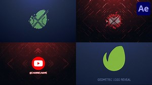 Abstract Geometric Logo Reveal for After Effects