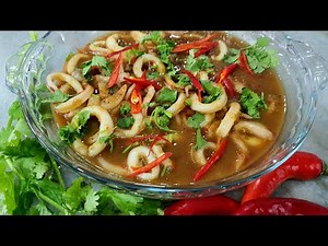 Resepi Sotong Masam Manis Ala Thai || Sweet and Sour Squid Recipe