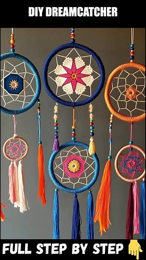 DIY Dreamcatcher Materials: 1 Paper plate 2 Markers 3 Stickers Full STEP BY STEP in First (C.o.ʍ.m.е.ո.τ) 👇 Enjoy ❤️👇👇 | Homemade Recipes