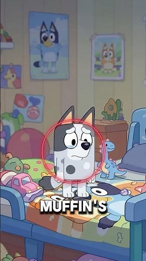 The True Reason Behind Muffin's Behaviour In Bluey...😔 #shortsfeed #bluey