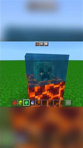 This Creeper Hack Will Shock You 😈💣 Minecraft #shorts