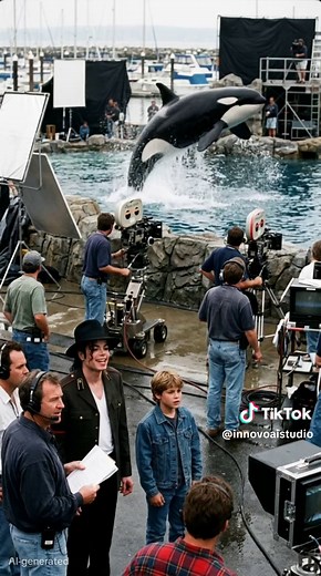 🎬🐋 A rare look behind the scenes of a childhood classic. Movie magic, unforgettable memories, and the story that touched millions of hearts. ❤️✨ #FreeWilly #BehindTheScenes #MichaelJackson #WillYouBeThere #MovieMagic 🐋🎬👑✨❤️