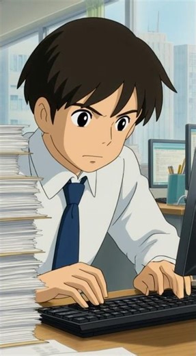 Daily Life of office workers - 上班族日常 4 #anime #動畫 #上班族日常 #office #aivideo