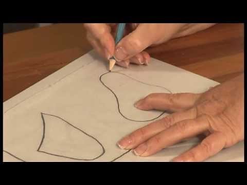 Creating stencils from cutting templates - Video tutorial - Cake decorating