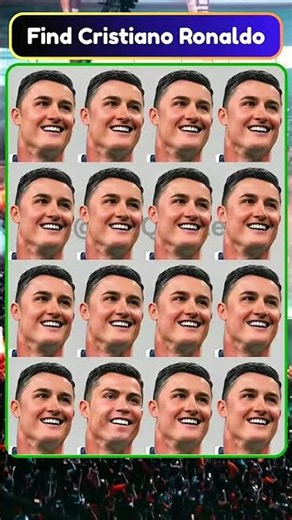 Find real Ronaldo 🥶 #ytshorts #ronaldo #riddles #puzzlegame #cr7