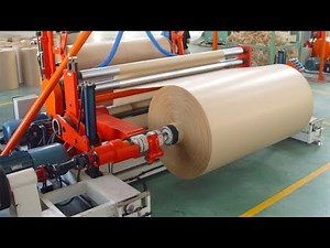 paper slitting machine, paper slitting rewinding machine 原纸分切机, 牛皮纸分纸机