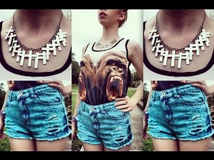 OOTD- SUMMER 2012 WILD PRINT & ACID WASH