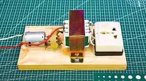 How to make 220v Generator with Motor and Transformer | NDA Hack