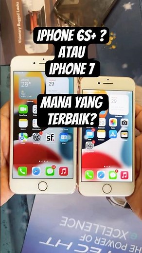 iPhone 6s plus vs iPhone 7