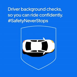 Safety. Check. We do background checks on all driver-partners so you can ride confidently. #SafetyNeverStops https://www.uber.com/in/en/ride/safety/ | Uber
