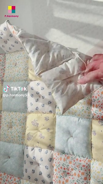 パッチワークハーモニーで作るお昼寝マット