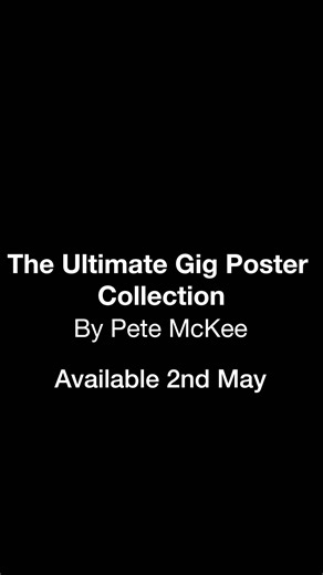 The Ultimate Gig Poster Collection by Pete McKee. Available from 10am tomorrow 2nd May both online and in store. This collectible sticker set features 36 gig posters that Pete has designed for Teenage Cancer Trust over the years. You’ll also receive an 50 x 70cm poster, giving you the satisfaction of sticking them on and displaying the whole set together. | Pete Mckee Art