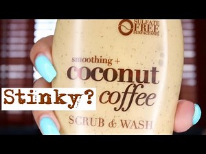 Ogx Smoothing + Coconut Coffee Scrub and Wash!