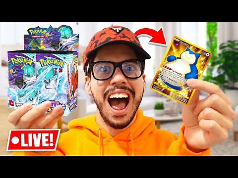 Opening 216 Pokemon Packs for RARE CARDS! (Live Stream)