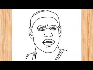 How to Draw Lebron James Step by Step