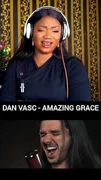 Metal Singer Dan Vasc sings Amazing Grace REACTION! #danvasc #amazinggrace #metal #shorts #short