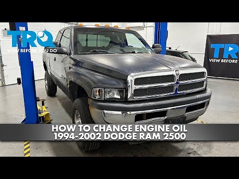 How to Change Engine Oil 1994-2002 Dodge Ram 2500