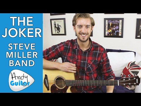 How to play THE JOKER - Steve Miller Band Guitar Lesson - How to Play on Guitar Tutorial