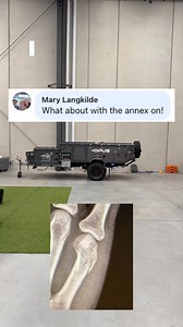 You asked we answered, you can setup our campers with the annexe attached even with a broken hand. Let’s see another camper company do that 😎 | OPUS Campers Australia