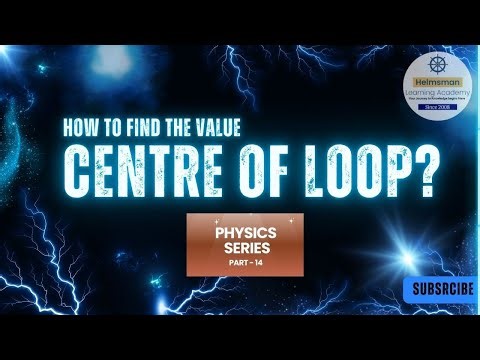 How to Find Magnetic Field at Centre of Loop Explained in Malayalam | Plus Two Physics