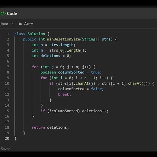 944 Delete Columns to Make Sorted