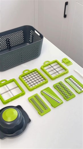 🍅 Slicing, chopping, dicing—this multifunctional cutter does it all. Cooking prep feels faster, easier, and way less messy with this all-in-one cooking companion. 🥒🔪 🔍 Find it at https://temu.to/m/g4ahjkn3o8s or with this code ffi4529. #Temu #TemuFinds #CookingMadeEasy | Temu