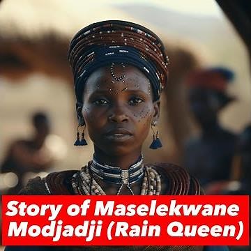 Maselekwane Modjadji was the first Rain Queen of the Balobedu people & she could control the rain