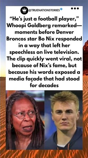 BO NIX LEAVES WHOOPI GOLDBERG SPEECHLESS ON LIVE TV
