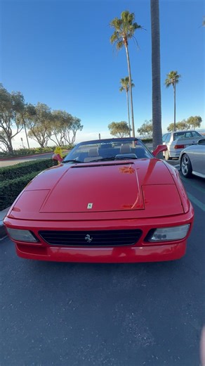 Classic Red Ferrari 348 Spider Manual #cars #automobile #supercar #cartok #classiccar #sportscar #f1
