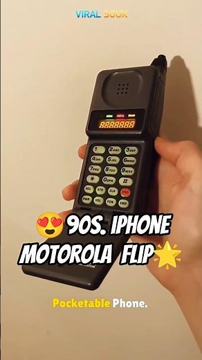 🔥Legendary: The 1994 iPhone? Motorola MicroTAC Elite! #retro #nostalgia #vintage