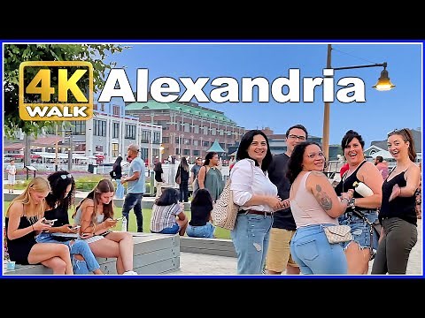 【4K】WALK Virginia (Alexandria) USA 4k video VA Travel vlog