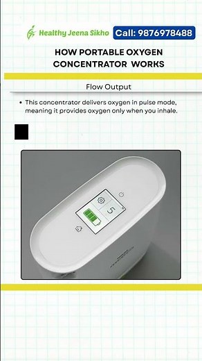 How a Portable Oxygen Concentrator Works—Pulse Flow Explained📞Call 9876978488 | Healthy Jeena Sikho