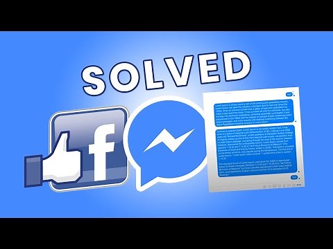 Facebook Messenger how to skip to a new line without sending message (EASY FIX)