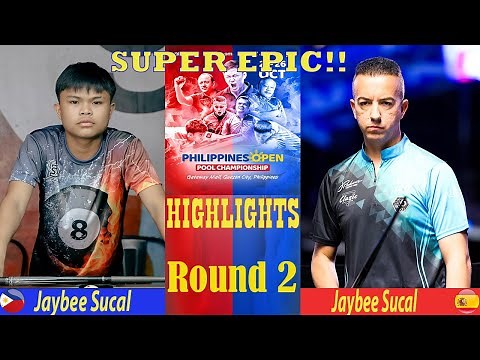 HIGHLIGHTS | Jaybee Sucal - David Alcaide | 2025 Philippines Open Pool Championship