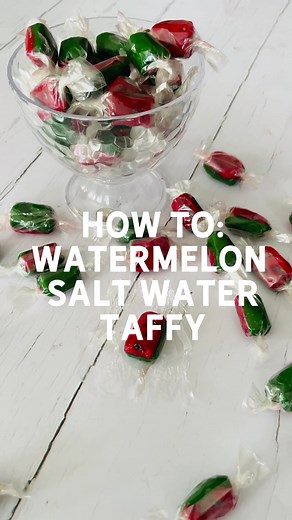 Delicious Watermelon Salt Water Taffy Recipe with Crown Lily White Corn Syrup