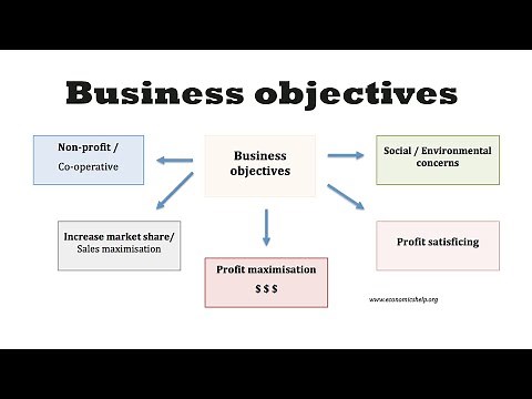 Business Objectives of firms