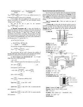 ⚡ Electrochemistry – Complete Chapter Notes PDF | Class 12 Chemistry | NEET & JEE